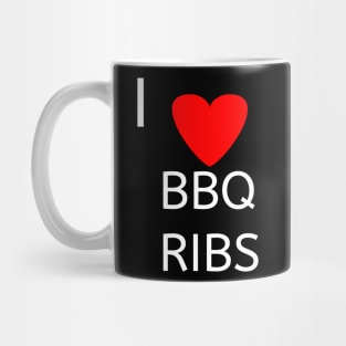 I love bbq ribs barbeque Mug